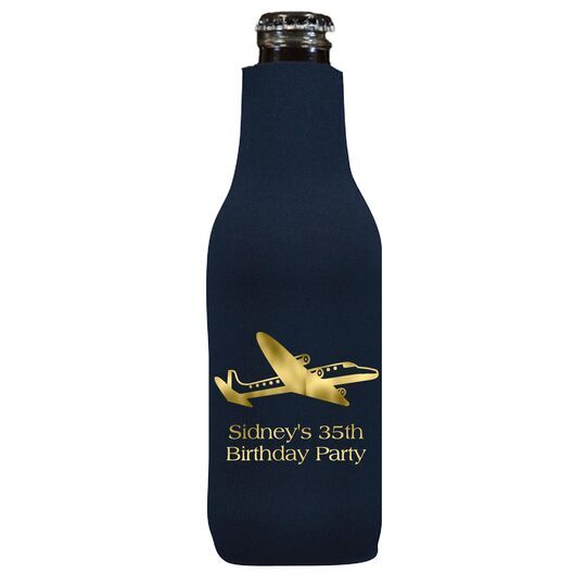 Narrow Airliner Bottle Koozie